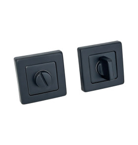 Завертка квадр. к ручкам В2В TR-WC-800/2 BB/BB, черн./черн.