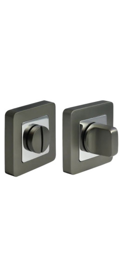 Завертка квадр. к ручкам Morelli MH-WC-S55 GR/PC, графит/полированный хром