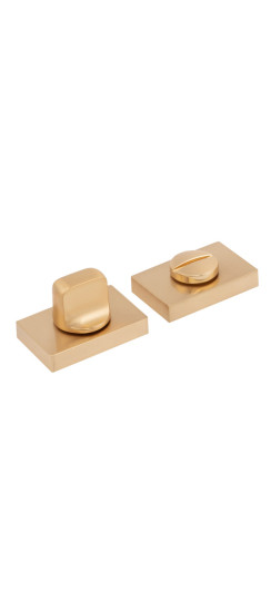 Завертка квадр. к ручкам Fantom WC-60 22K SATIN, золото мат.