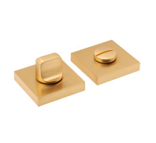 Завертка квадр. к ручкам Fantom WC-50 22K SATIN, золото мат.