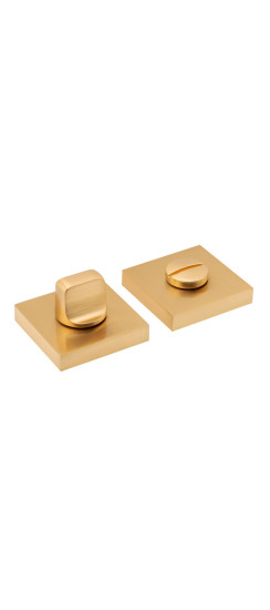 Завертка квадр. к ручкам Fantom WC-50 22K SATIN, золото мат.