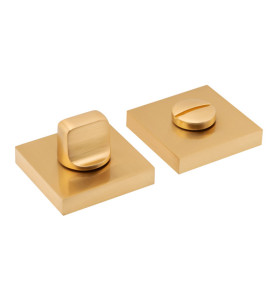 Завертка квадр. к ручкам Fantom WC-50 22K SATIN, золото мат.