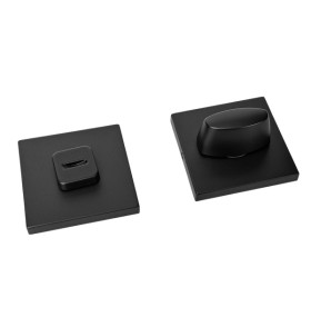 Завертка квадр. к ручкам ELDORINI EL-WC-200 slim Black, черный