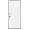 Дверь Гранит Лира Белая | Внешняя МДФ-панель и наличники: цвет «Белый», 10мм.