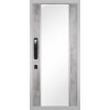 Дверь Гранит Пиано Смарт Белая | Внешняя МДФ-панель и наличники: цвет «Белый», 10мм