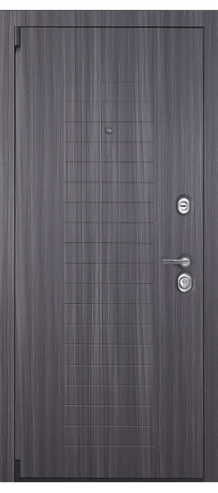 Дверь Гранит С7 | Внешняя МДФ-панель и наличники: цвет  «Сандал серый», 18мм.