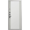 Дверь Гранит Вайт | Внешняя МДФ-панель и наличники: цвет «Белый», 10мм