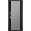 Дверь Гранит Дуэт | Внешняя МДФ-панель и наличники: цвет «Бетон темный», 10мм.