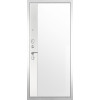 Дверь Гранит Лира Белая | Внешняя МДФ-панель и наличники: цвет «Белый», 10мм.