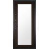 Дверь Гранит Горизонт | Внешняя МДФ-панель и наличники: цвет «Черный Крап»
