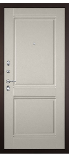 Гранит М2 Люкс | Внешняя МДФ-панель и наличники: цвет «Венге поперечный» с молдингами, 18мм.