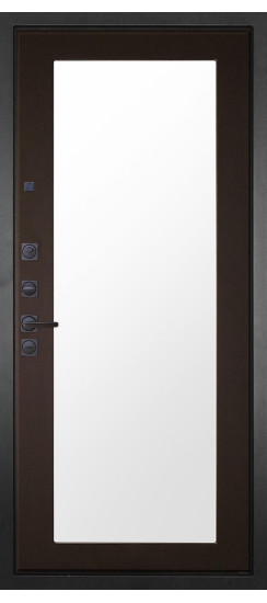 Дверь Гранит Шторм | полимерно-порошковое, цвет «Муар черный»