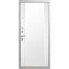 Дверь Гранит Пиано Белая | Внешняя МДФ-панель и наличники: цвет «Белый», 10мм
