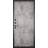 Дверь Гранит Шебби | полимерно-порошковое, цвет «муар черный металик»