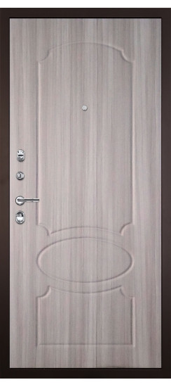 Гранит М2 Люкс | Внешняя МДФ-панель и наличники: цвет «Венге поперечный» с молдингами, 18мм.