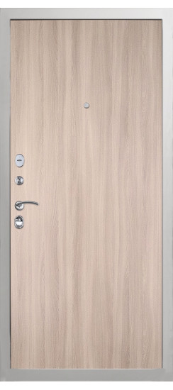 Дверь Гранит Лира Белая | Внешняя МДФ-панель и наличники: цвет «Белый», 10мм.