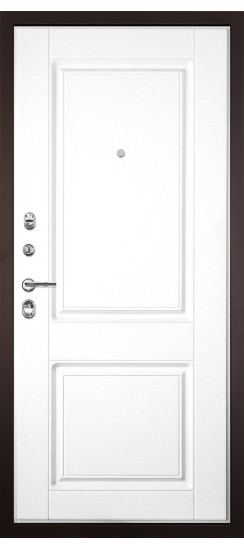 Гранит М2 Люкс | Внешняя МДФ-панель и наличники: цвет «Венге поперечный» с молдингами, 18мм.