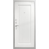 Дверь Гранит Лира Белая | Внешняя МДФ-панель и наличники: цвет «Белый», 10мм.