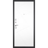 Дверь Гранит Дуэт | Внешняя МДФ-панель и наличники: цвет «Бетон темный», 10мм.