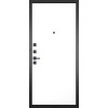 Дверь Гранит Гранж | Внешняя МДФ-панель и наличники: цвет «Лофт Графит», 10мм.
