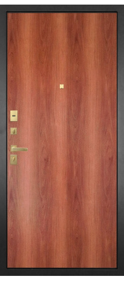 Дверь Гранит Ардеко | Внешняя МДФ-панель и наличники: цвет «Квазар черный», 10мм