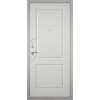 Дверь Гранит Лира Белая | Внешняя МДФ-панель и наличники: цвет «Белый», 10мм.