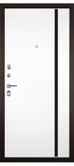 Гранит М2 Люкс | Внешняя МДФ-панель и наличники: цвет «Венге поперечный» с молдингами, 18мм.