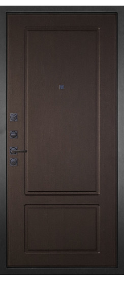 Дверь Гранит Шторм | полимерно-порошковое, цвет «Муар черный»