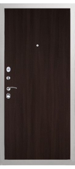 Дверь Гранит Лира Белая | Внешняя МДФ-панель и наличники: цвет «Белый», 10мм.