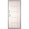 Дверь Гранит Пиано Белая | Внешняя МДФ-панель и наличники: цвет «Белый», 10мм