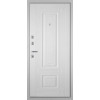Дверь Гранит Пиано Белая | Внешняя МДФ-панель и наличники: цвет «Белый», 10мм