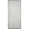 Дверь Гранит Пиано Белая | Внешняя МДФ-панель и наличники: цвет «Белый», 10мм