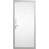 Дверь Гранит Лира Белая | Внешняя МДФ-панель и наличники: цвет «Белый», 10мм.