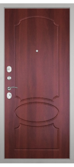 Дверь Гранит Лира Белая | Внешняя МДФ-панель и наличники: цвет «Белый», 10мм.