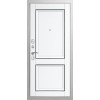 Дверь Гранит Лира Белая | Внешняя МДФ-панель и наличники: цвет «Белый», 10мм.