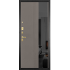 Дверь Гранит Ардеко | Внешняя МДФ-панель и наличники: цвет «Квазар черный», 10мм