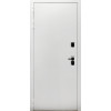 Дверь Гранит Вайт | Внешняя МДФ-панель и наличники: цвет «Белый», 10мм