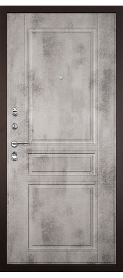 Гранит М2 Люкс | Внешняя МДФ-панель и наличники: цвет «Венге поперечный» с молдингами, 18мм.