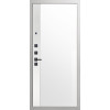 Дверь Гранит Вайт | Внешняя МДФ-панель и наличники: цвет «Белый», 10мм
