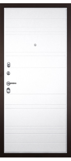 Гранит М2 Люкс | Внешняя МДФ-панель и наличники: цвет «Венге поперечный» с молдингами, 18мм.