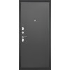 Дверь Гранит Дуэт | Внешняя МДФ-панель и наличники: цвет «Бетон темный», 10мм.