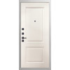 Дверь Гранит Вайт | Внешняя МДФ-панель и наличники: цвет «Белый», 10мм