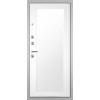 Дверь Гранит Пиано Белая | Внешняя МДФ-панель и наличники: цвет «Белый», 10мм