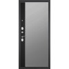 Дверь Гранит Дуэт | Внешняя МДФ-панель и наличники: цвет «Бетон темный», 10мм.
