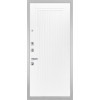 Дверь Гранит Пиано Белая | Внешняя МДФ-панель и наличники: цвет «Белый», 10мм