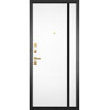 Дверь Гранит Ардеко | Внешняя МДФ-панель и наличники: цвет «Квазар черный», 10мм