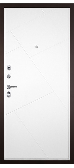 Гранит М2 Люкс | Внешняя МДФ-панель и наличники: цвет «Венге поперечный» с молдингами, 18мм.