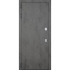 Дверь Гранит Дуэт | Внешняя МДФ-панель и наличники: цвет «Бетон темный», 10мм.