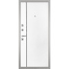 Дверь Гранит Пиано Белая | Внешняя МДФ-панель и наличники: цвет «Белый», 10мм