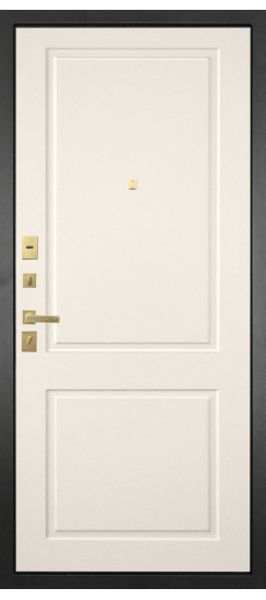 Дверь Гранит Ардеко | Внешняя МДФ-панель и наличники: цвет «Квазар черный», 10мм